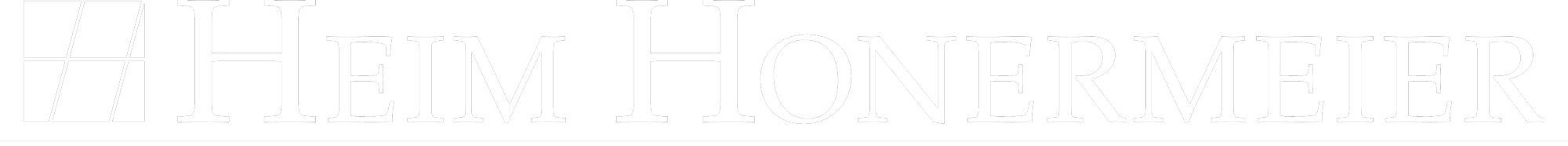 Logo von Heim Honermeier mit Verlinkung zur Startseite